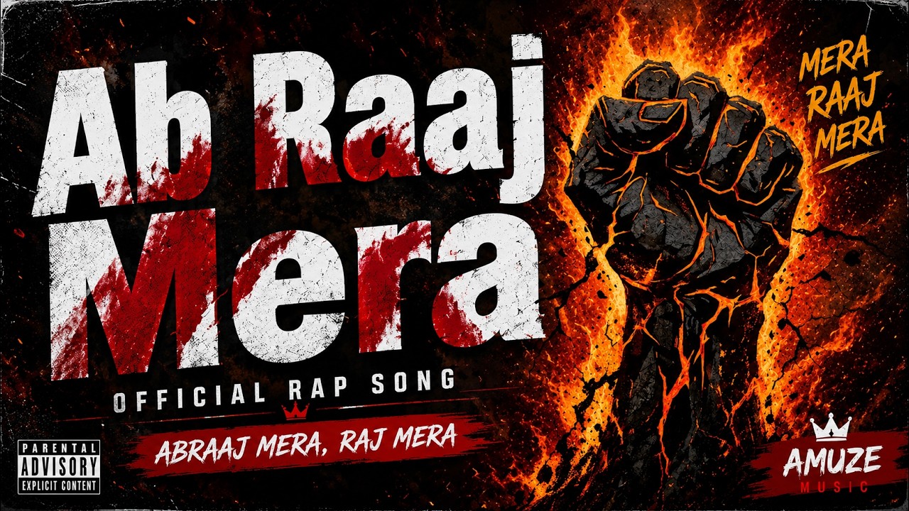 Ab Raaj Mera 🔥 | Official Hindi Rap Song | Dark Hip-Hop Anthem 2026