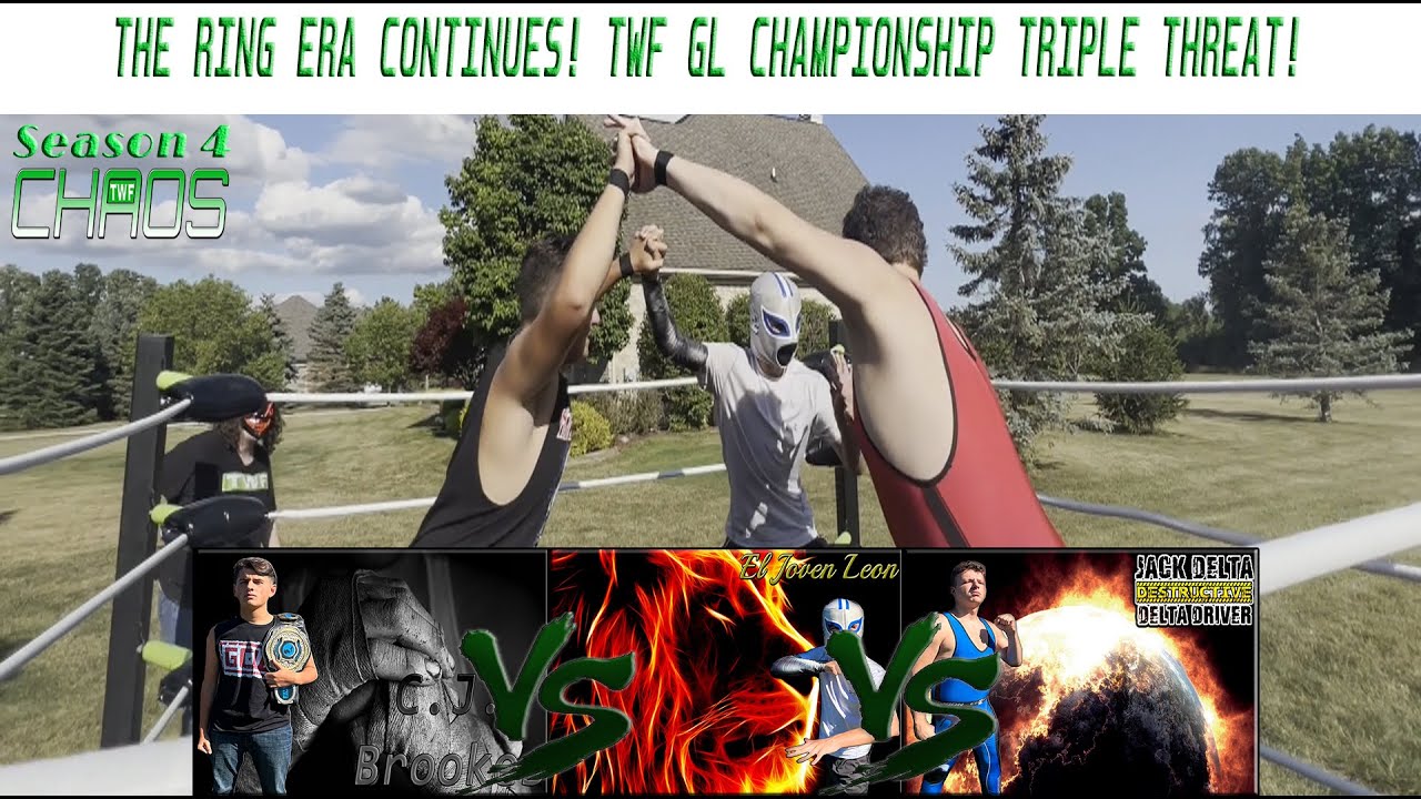 (TWF CHAOS #14) CJ BROOKES 1ST TITLE DEFENSE! CHAOS ENSUES IN THIS TRIPLE THREAT MATCH!