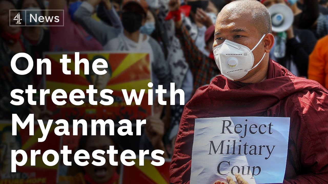 Protests grow in Myanmar after military coup