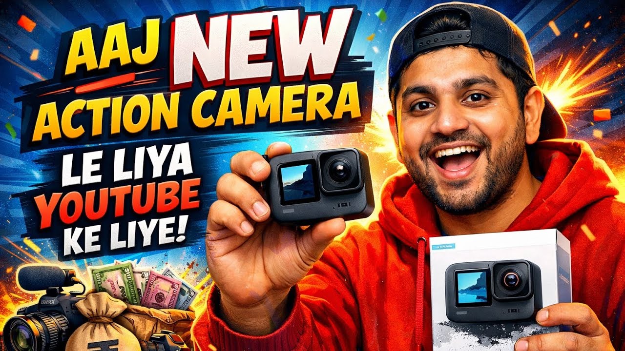 Finally New Action Camera 🔥 Unboxing & First Impression | Attish Vlogs