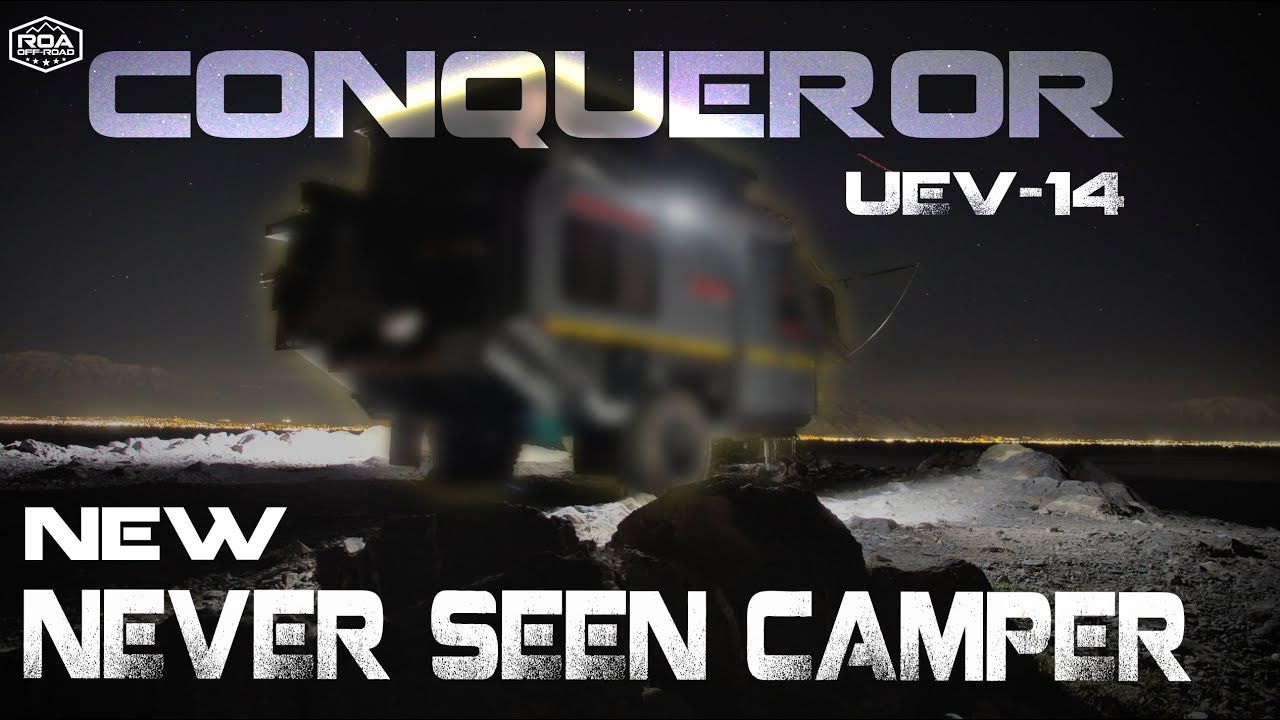 ROA OFF-ROAD 1st LOOK Conqueror UEV14 new off-road trailer Is it better than Bruder?RVs America(2022