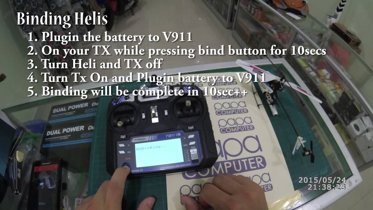 Flysky / Turnigy i6 binding V911 WLToys