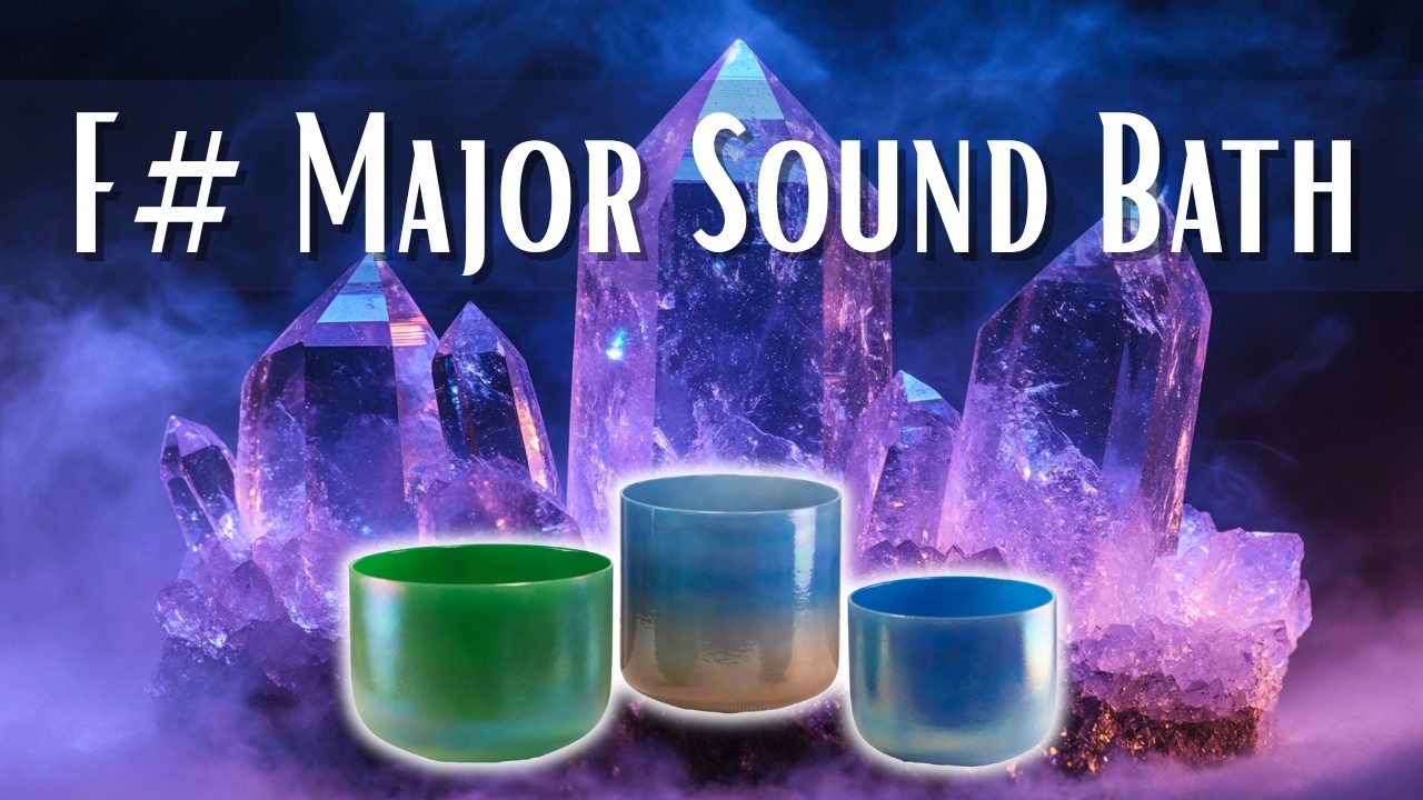 PLAY THIS NOW: Sacred Singing Bowls™ Curated Set in F# Major