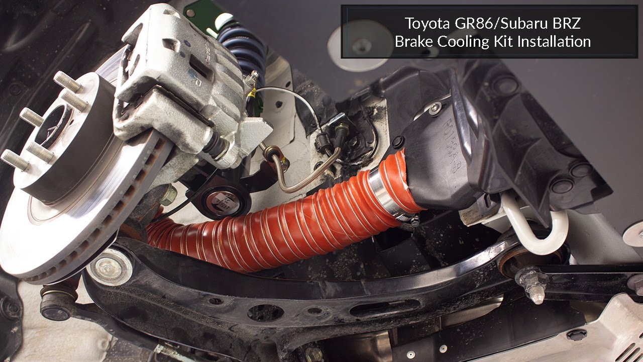 Toyota GR86/Subaru BRZ Brake Cooling Kit Installation