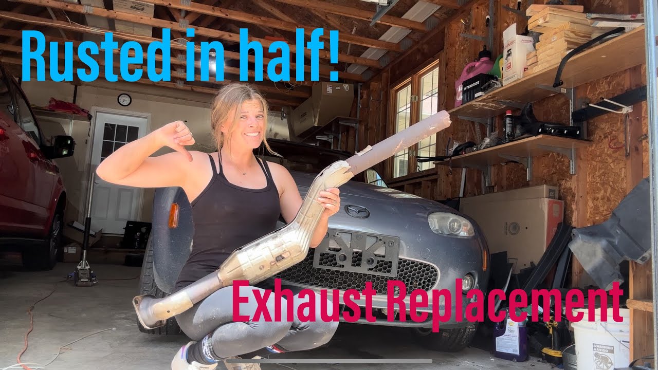 Fixing the Exhaust System on My NC MX-5!