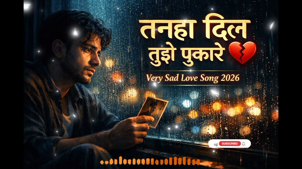 तन्हा दिल तुझे पुकारे 💔 | New Hindi Sad Song 2026 | Emotional Love Song | Suresh Kumar
