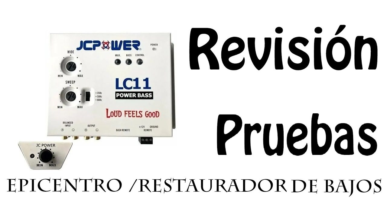 JC POWER LC11 Epicentro/Restaurador de Bajos