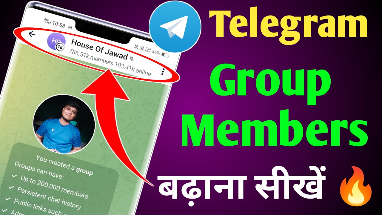 Telegram Group Me Indian Members Kaise Badhate Hain / How To Increase Telegram Group Members 🔥🔥