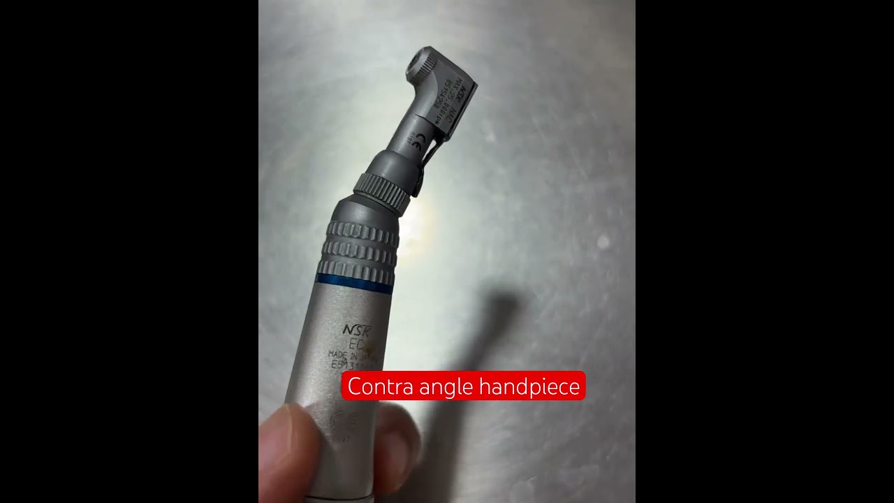 Micromotor or contra angle handpiece #shortvideo