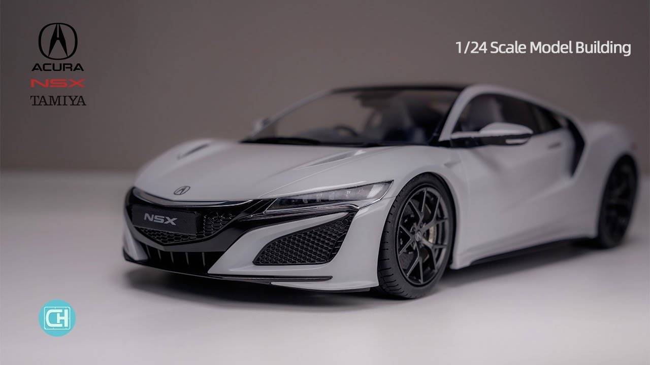 Acura NSX TAMIYA 1/24 Model Car Build [Part 2]