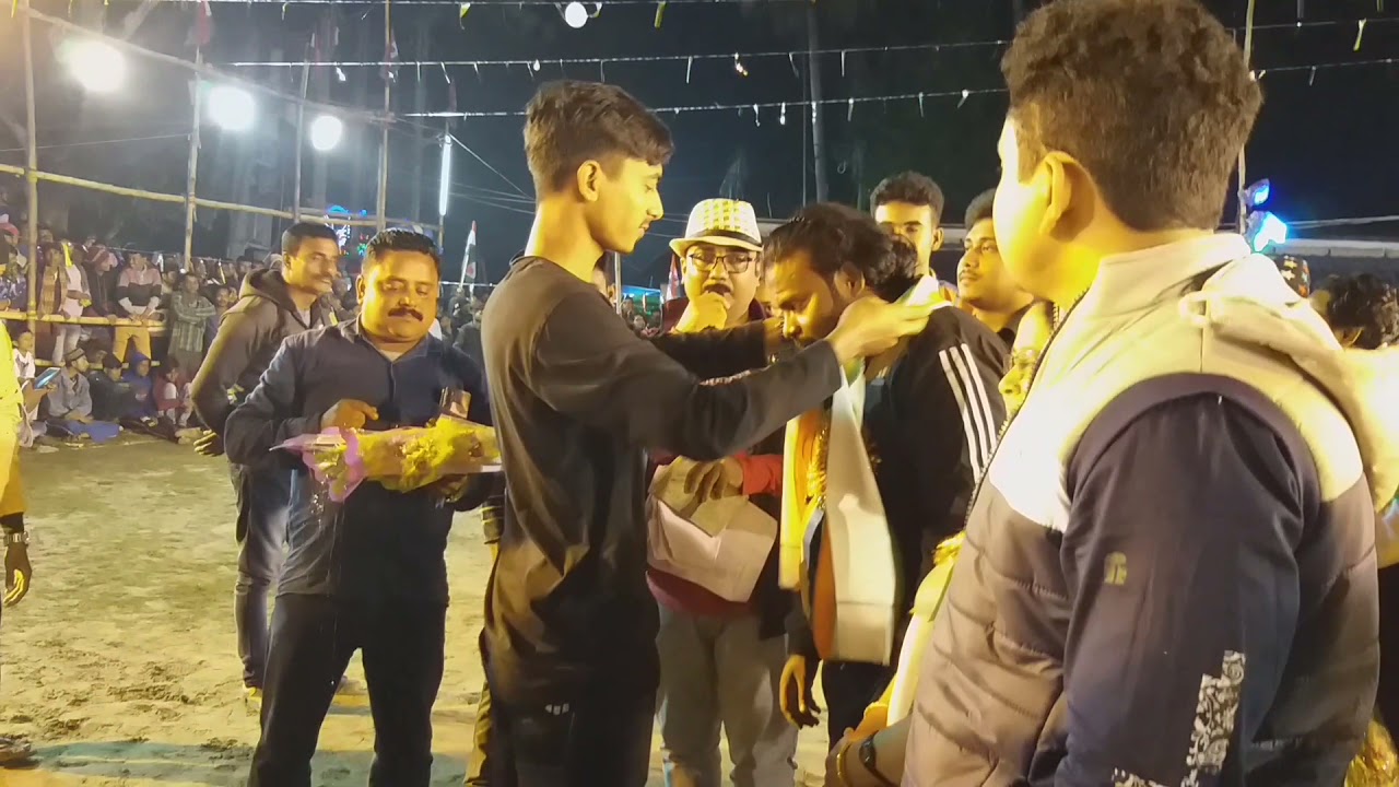Foot Ball Tournament Anchoring by Anchor Prosenjit Raha 🎙️