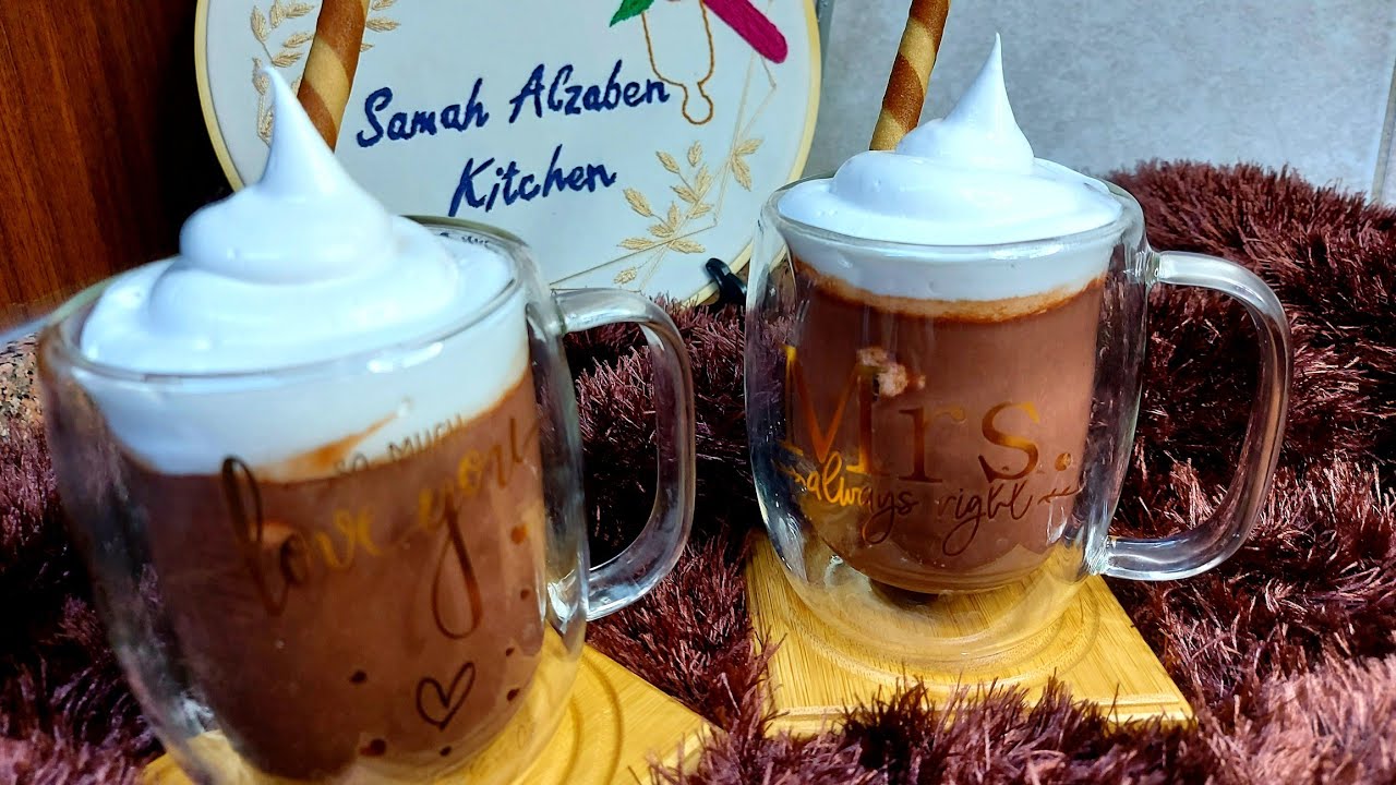 هوت شوكليت من اطيب الوصفات الشتوية وافخمها #هوت_شوكليت بمكونات بسيطه وطريقة كريمة عالمية 😋😍♥️