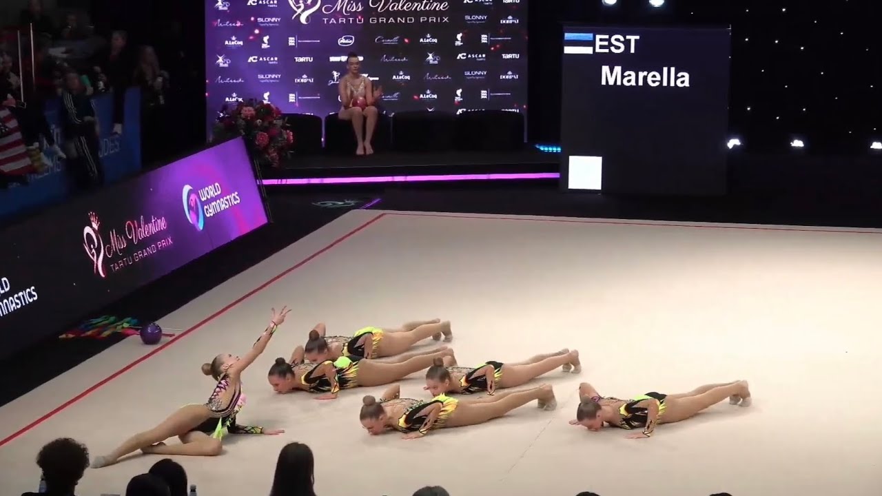 MARELLA EST Miss Valentine Tartu Grand Prix-2026 #эстетическаягимнастика #aestheticgroupgymnastics