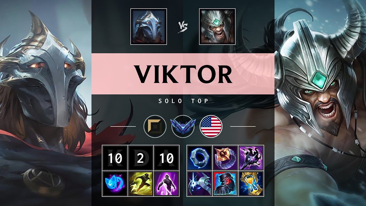 Viktor Top vs Tryndamere - NA Diamond Patch 25.19