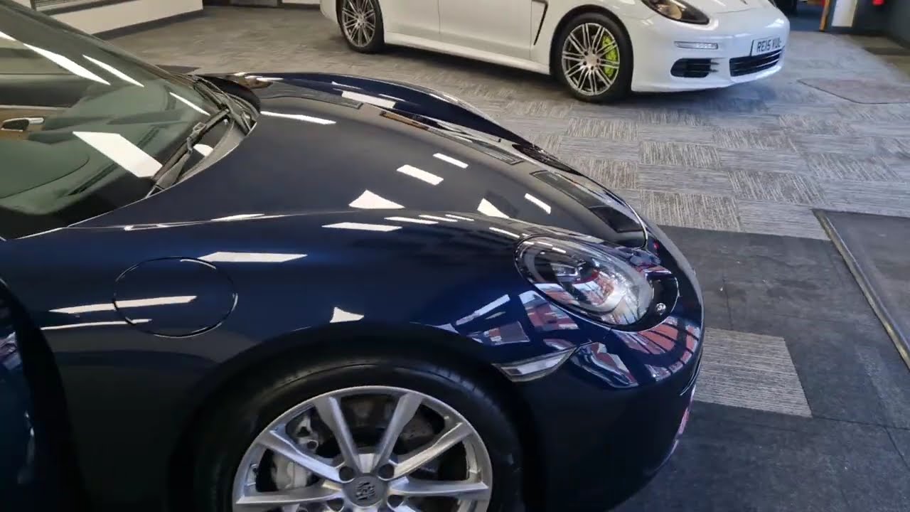 17 plate 718 Boxster