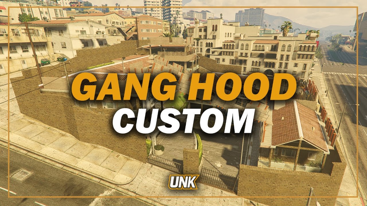 🏴 Gang Hood Custom MLO – v1 | High-Security Compound | FiveM | MLO
