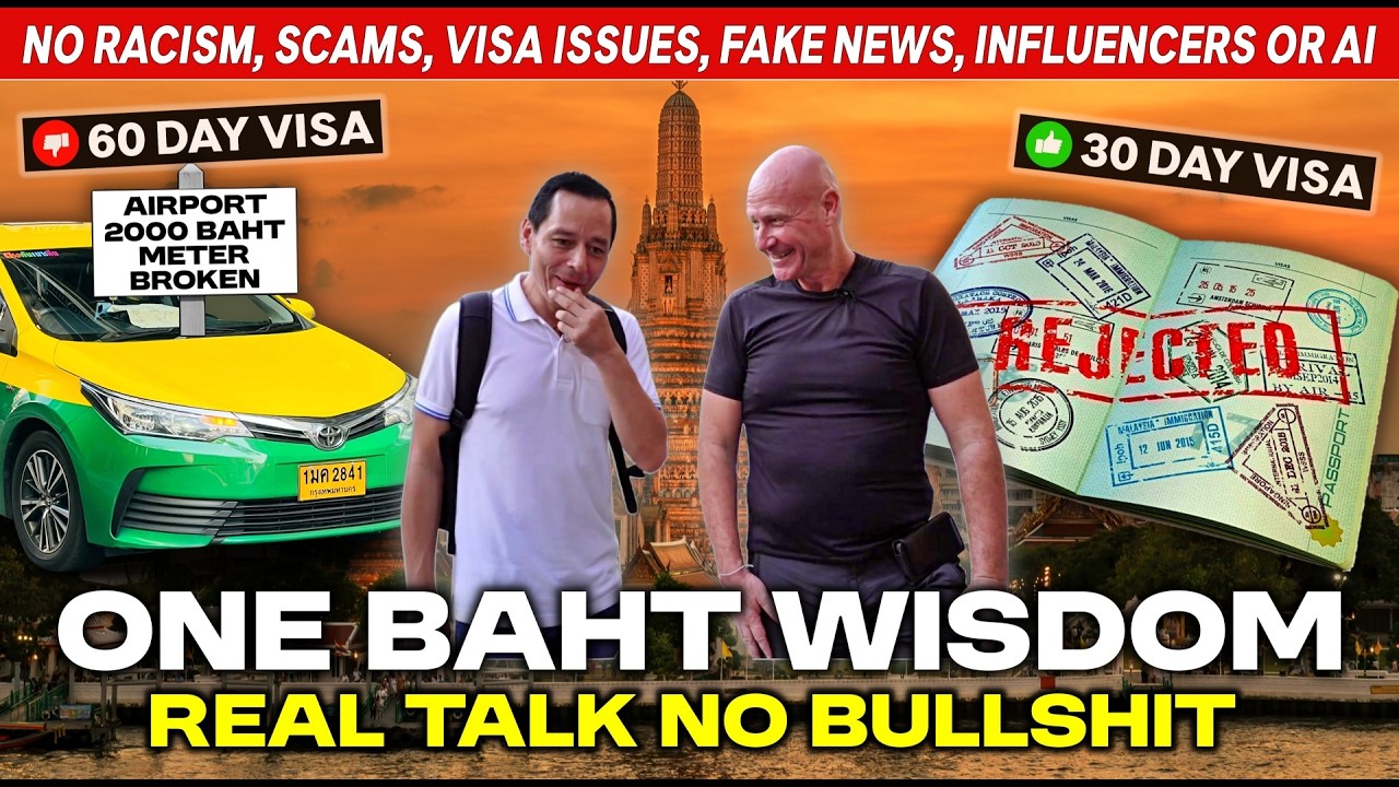 ▶️ONE BAHT WISDOM 6 | Youtube's #1 Thailand Podcast | Life in Paradise & the Occasional Banana Skin