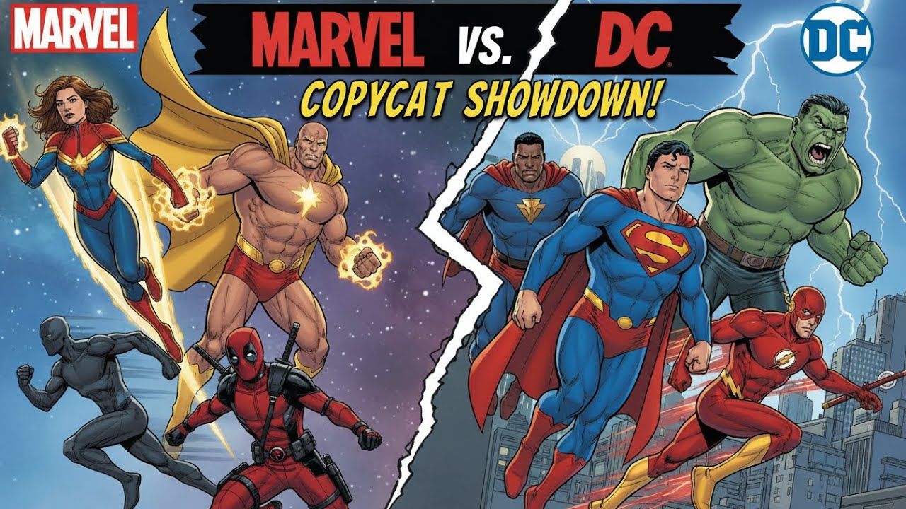 Clone Wars: The Battle of Copycat Heroes in Marvel and DC.