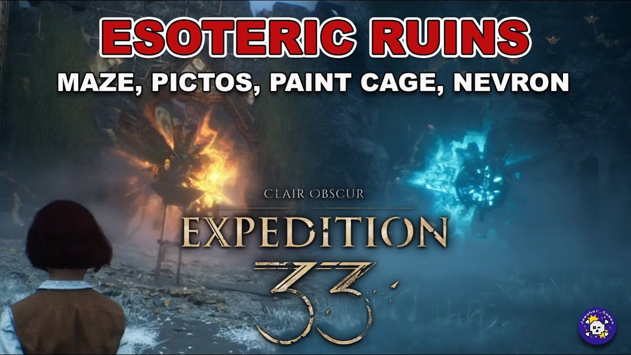 ESOTERIC RUINS (MAZE + NEVRON + PAINT CAGE  + PICTOS + COLOR OF LUMINA) - CLAIR OBSCUR EXPEDITION 33
