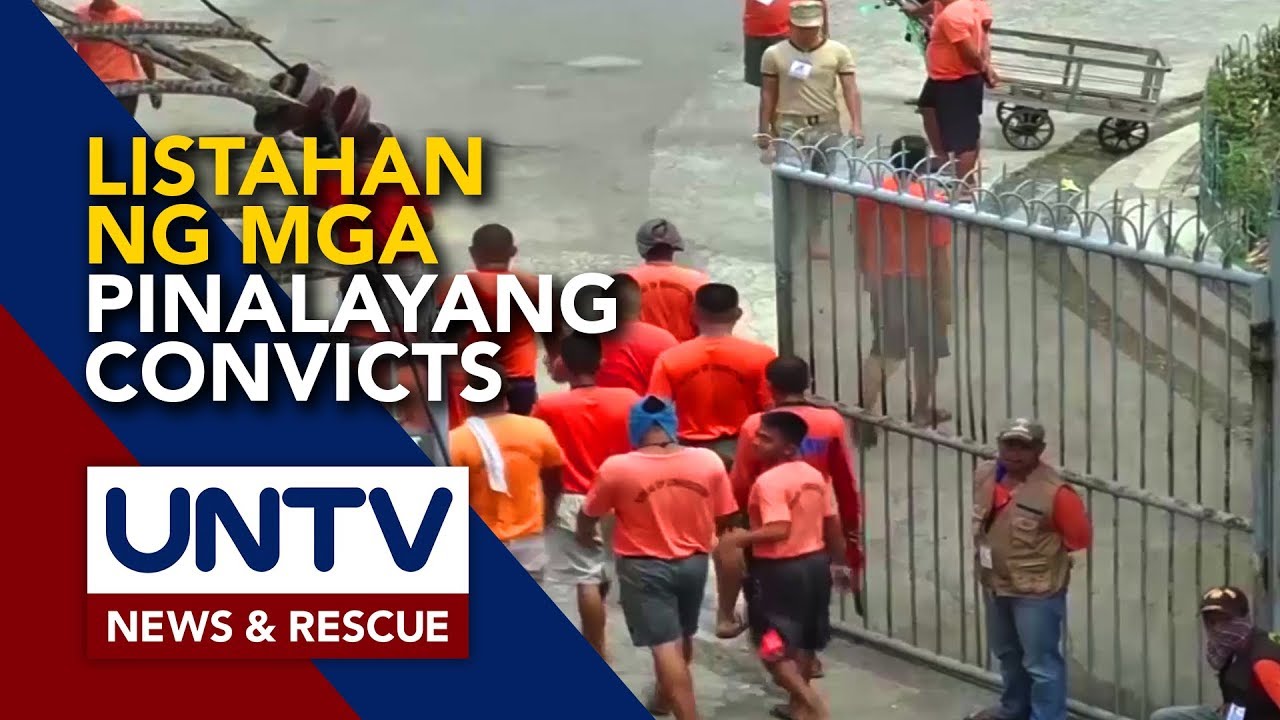 EXCLUSIVE: Listahan ng mga pinalayang convicts sa ilalim ng GCTA law