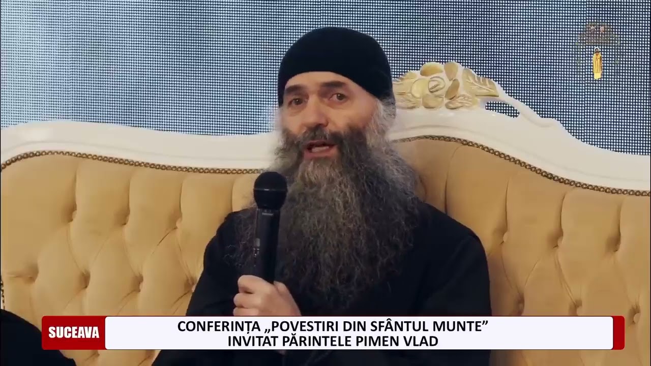 Conferința „Povestiri din Sfântul Munte”, invitat părintele Pimen Vlad