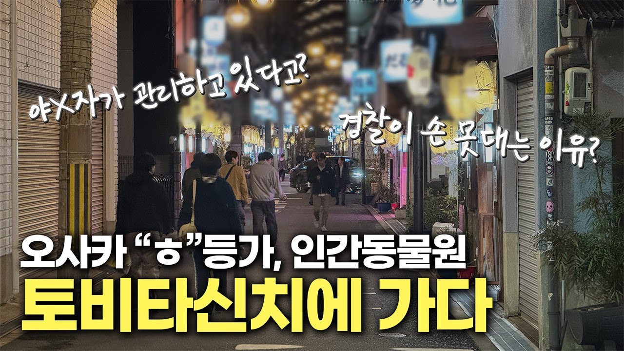 일본의 양지와 음지(토비타신치)를 동시에 가보고 느낀 점 【일본 ②】(교토 오사카 유곽 홍등가, 구리시타 토요코키즈)