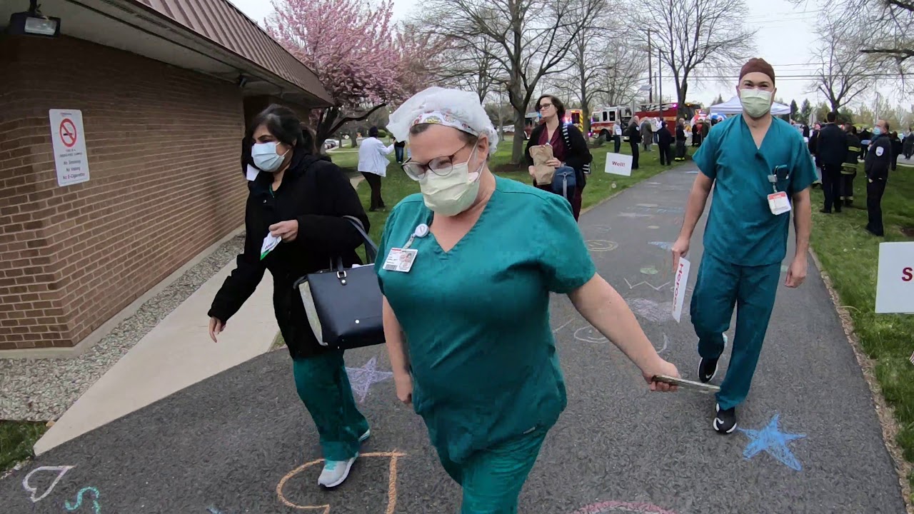 Healthcare Hero Salute at RWJ Hamilton
