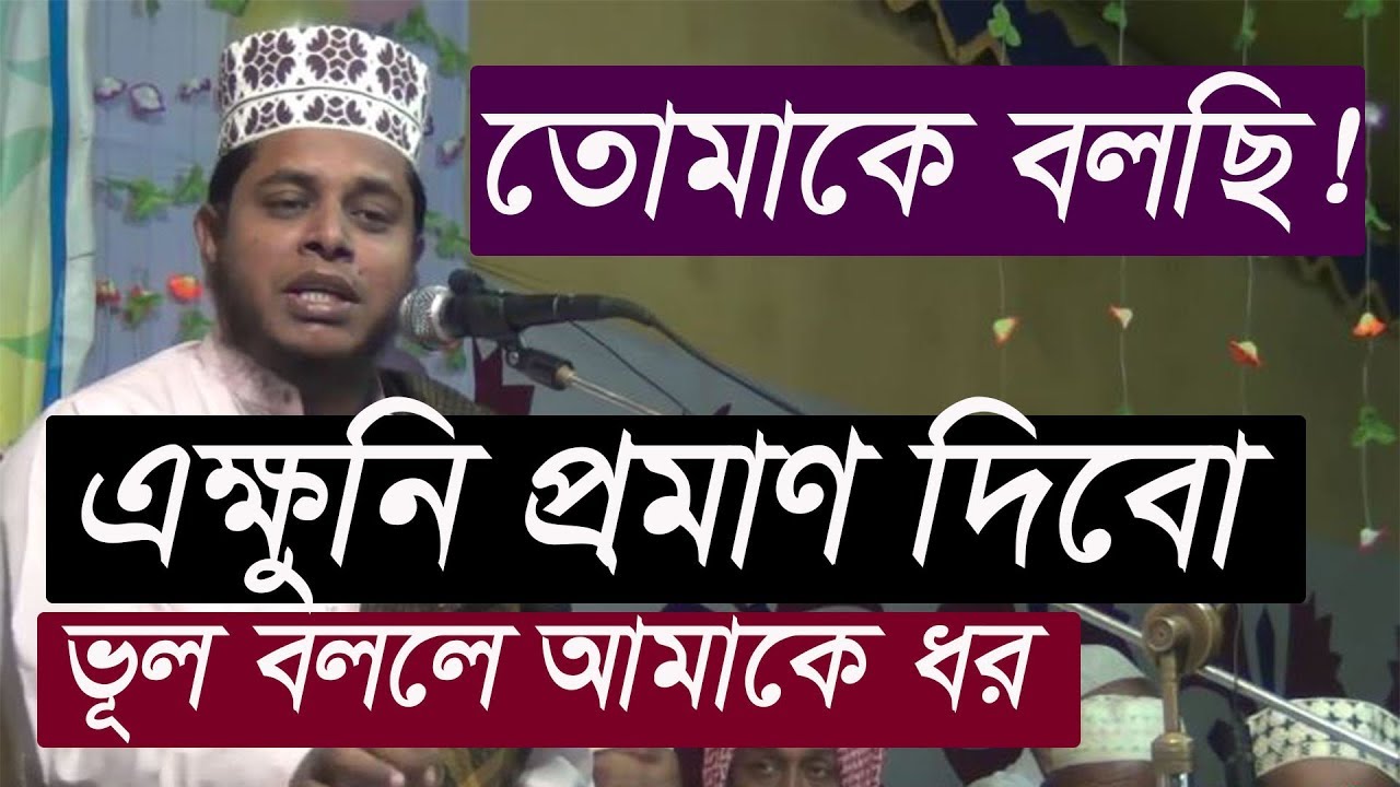 তোমার ভয় কিসের ? নবীনগরের কে আছো সামনে আসো  - Mufty AlAuddin Jihadi.14/11/18