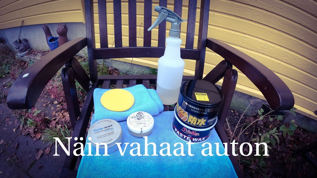 Auton vahaus ja maalipinnan syväpuhdistus