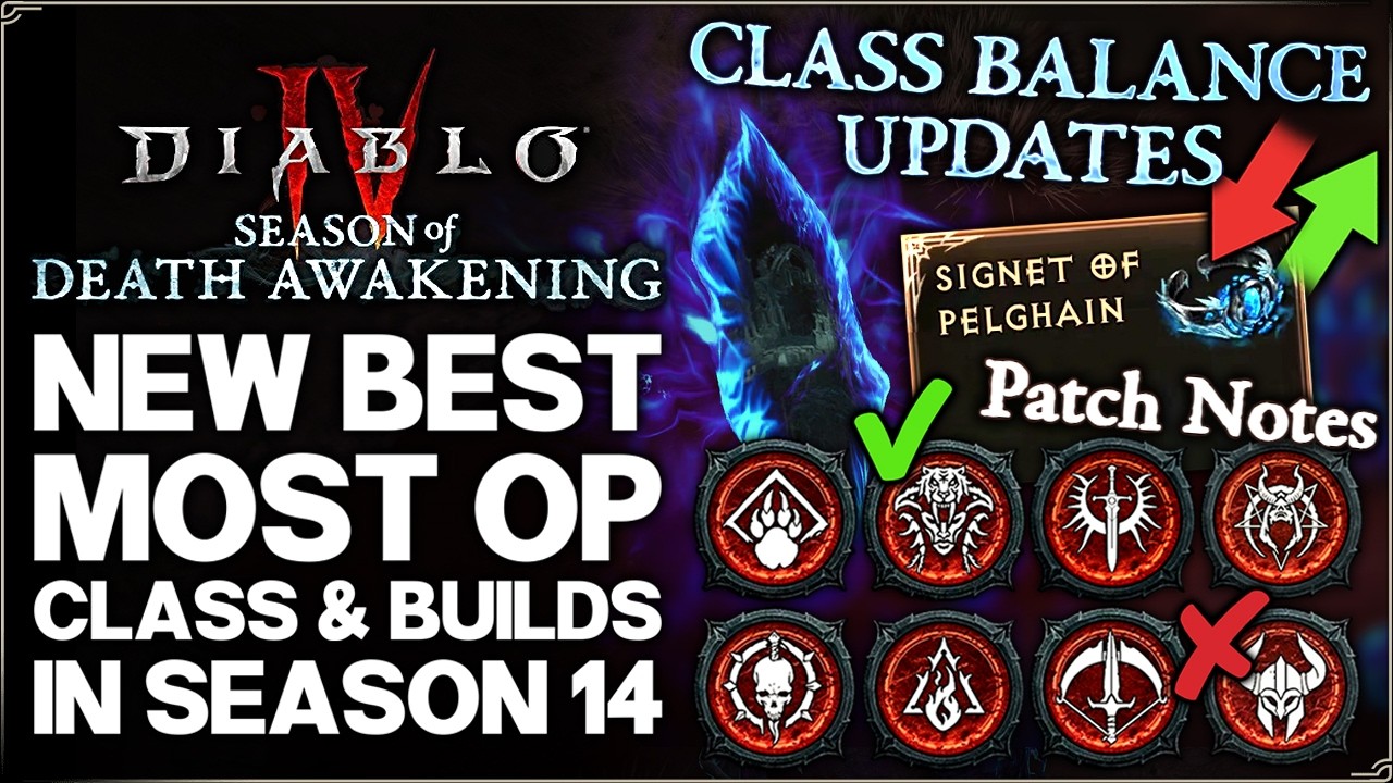 Diablo 4 &mdash; Лучший и самый имбовый класс и билд 14-го сезона после КРУПНЫХ баффов &mdash; Гайд по билдам...