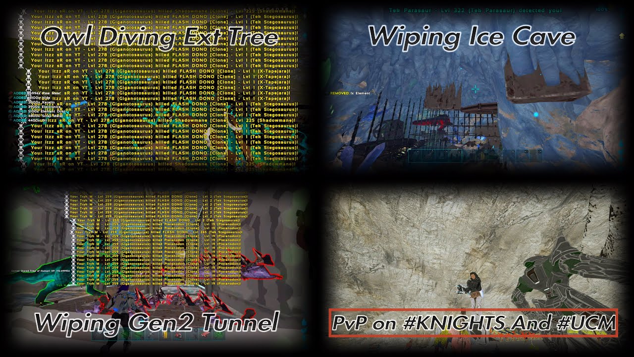 Ark Ps5 | PvP On #UCM And #KNIGHTS | Diving Ext Tree | Wiping Ice Cave | #LORDS #VIKINGS