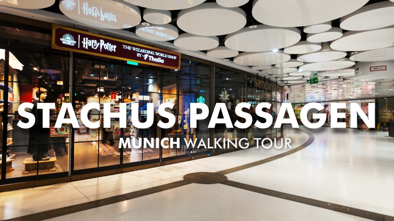 Short Underground Walk through Stachus Passagen | 4K Munich Walking Tour