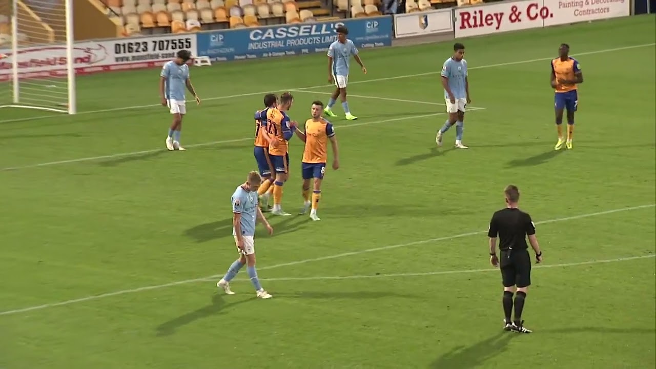Mansfield Town v Manchester City U21 highlights