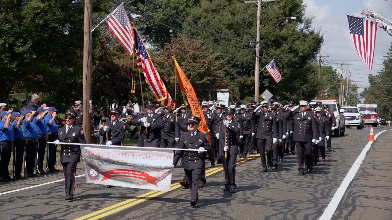Orange Volunteer Fire Department 100th Anniversary & 2025 CT Firefighter's Convention Parade
