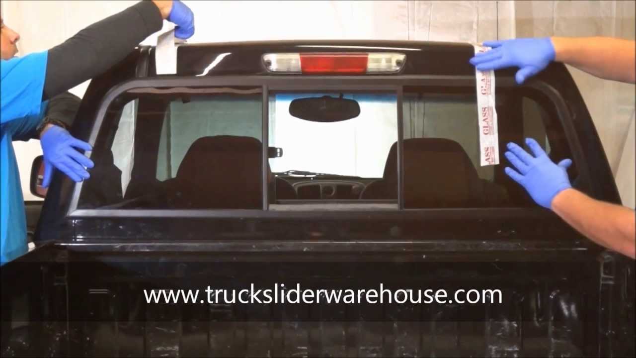 How to Install a Sliding Rear Window