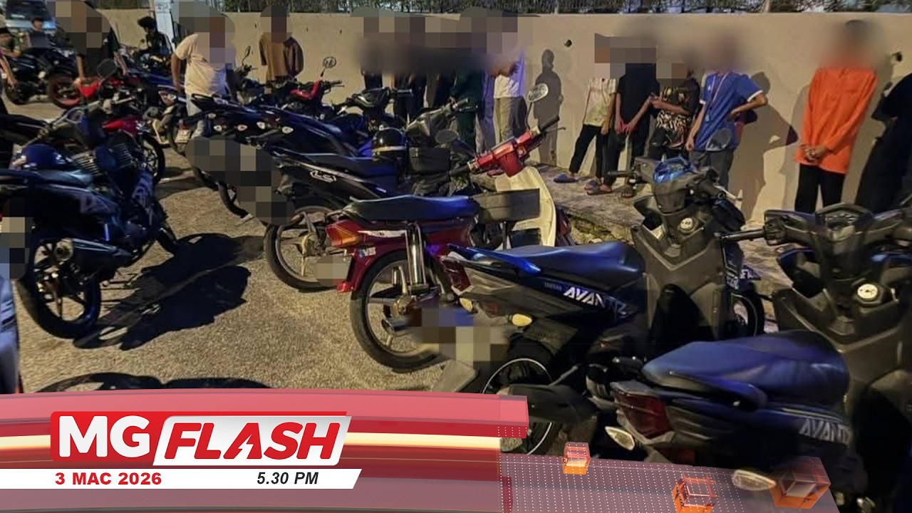 Buat Bising Masa Tarawih: 19 Motosikal Disita, 40 Saman #MGFlash