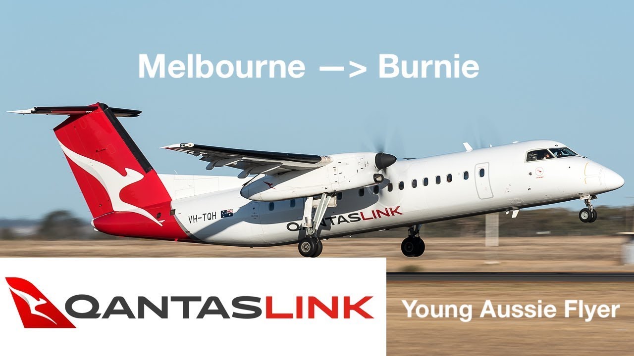QANTASLINK'S DASH 8 Q300 | QantasLink | МЭЛ-БВТ | QF2087