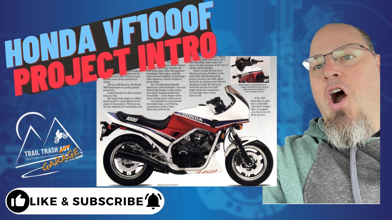 Honda VF1000F Interceptor Project Intro : 1985 Generation one VF