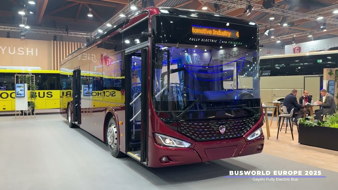 Geyshi Fully Electric Bus (2025) &ndash; Interior & Exterior Walkaround | Busworld Europe 2025 Brussels