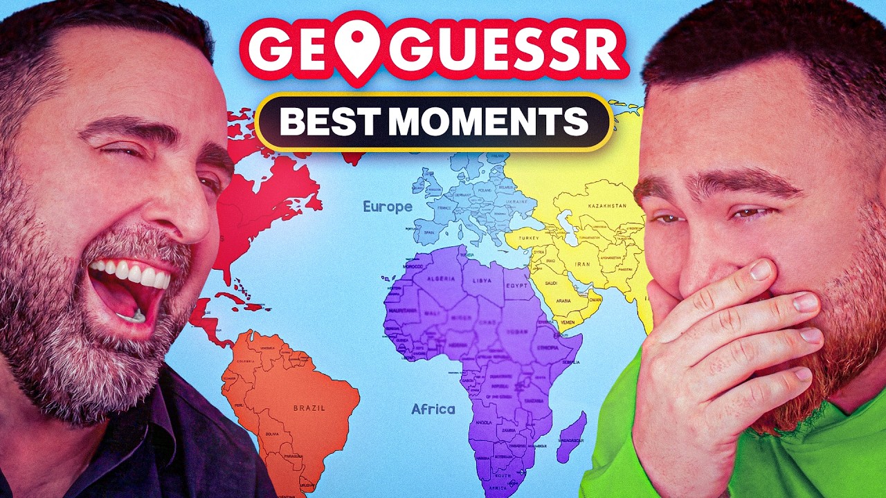 LosPollosTV and Dad funniest/best GeoGuessr Moments (Part 1)