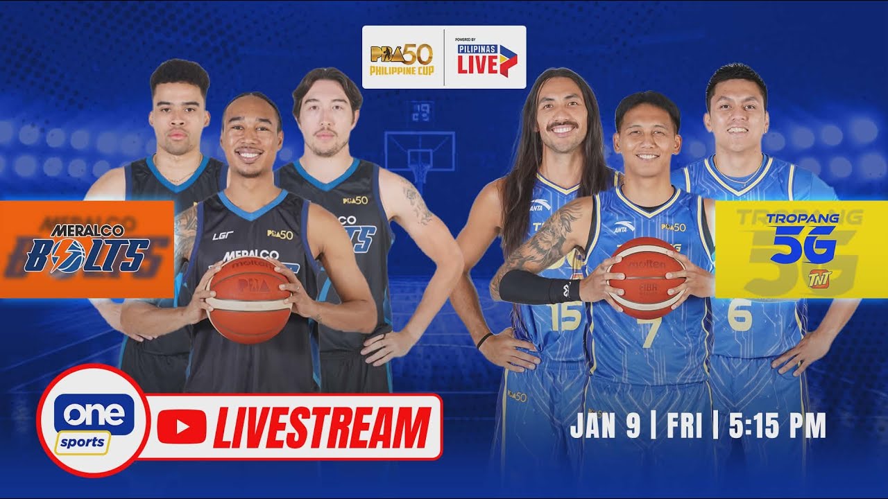 LIVE: MERALCO BOLTS vs. TNT TROPANG 5G | PBA 50 PHILIPPINE CUP SEMIFINALS | January 9, 2026