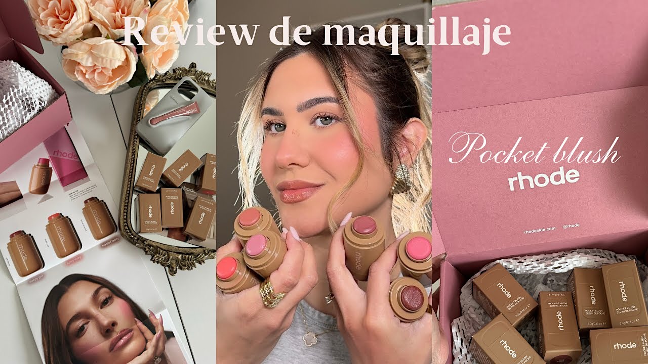 NUEVOS RHODE POCKET BLUSH 💕 | REVIEW HONESTO, VALEN LA PENA? | VAL QUINTERO