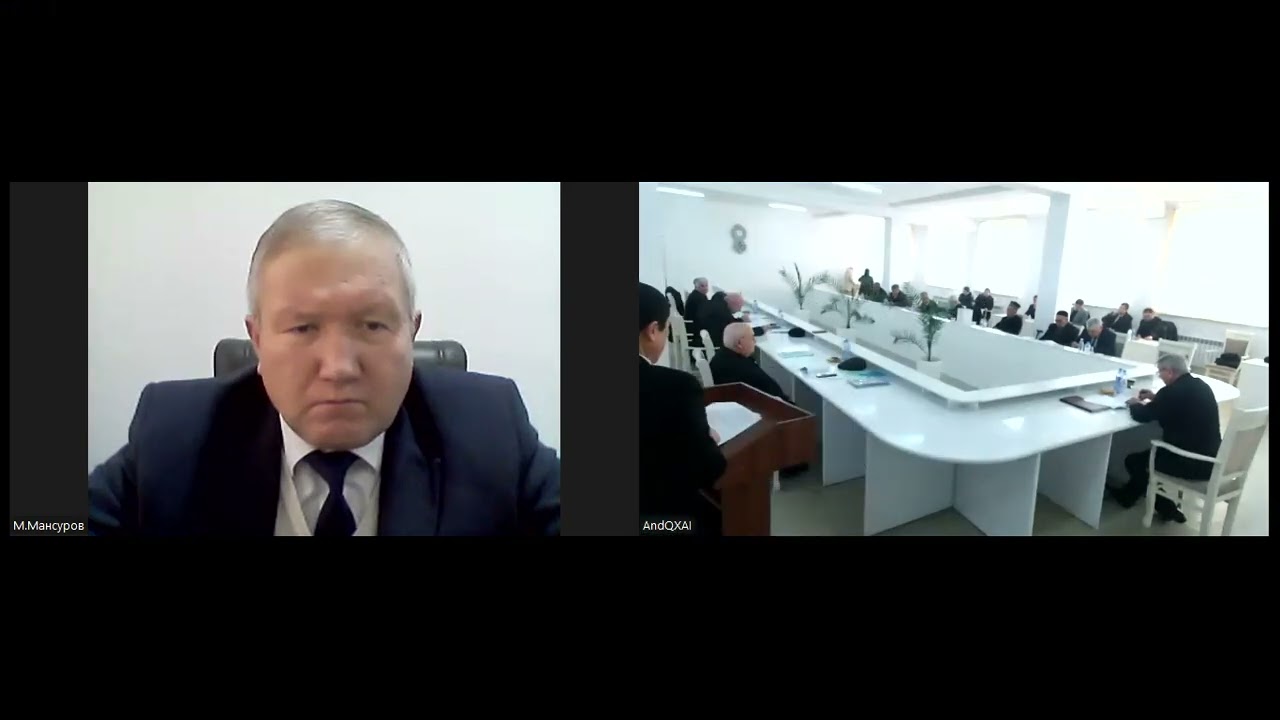 Abdumalikov Ulug'bek Ibrohimjon o'g'lining Ilmiy kengash ximoyasi