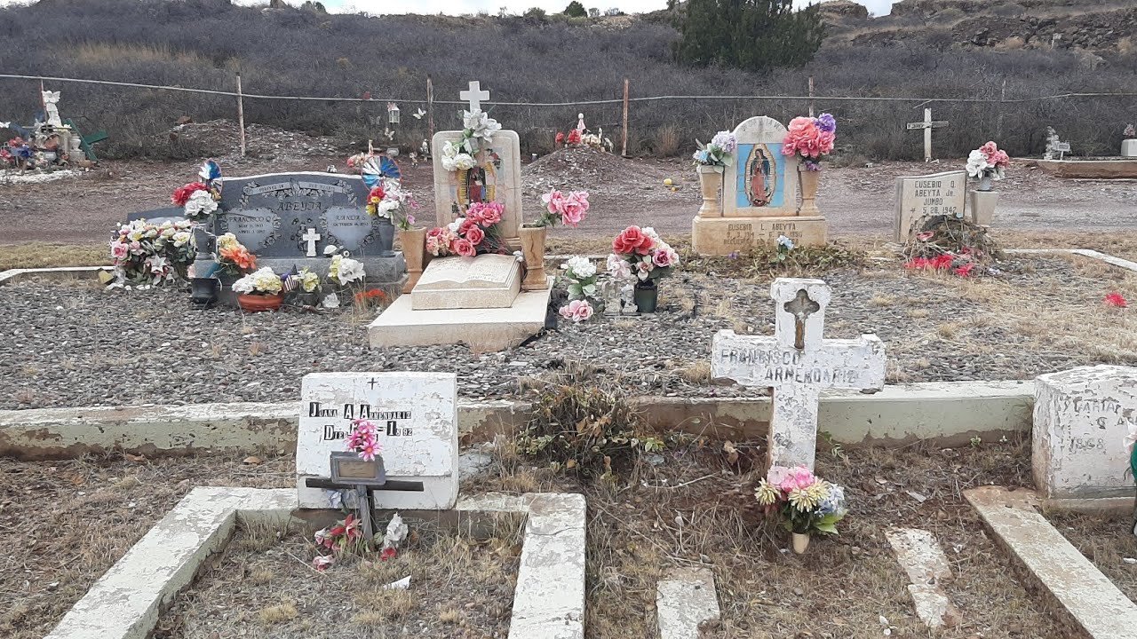 faces in death--St Vincent's de paul cemetery--silver city,new mexico