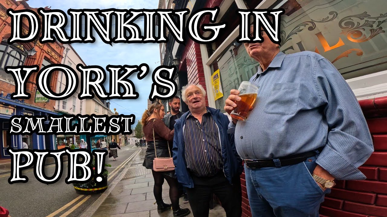 Выпивка в самом маленьком пабе Йорка! &mdash; York Pub Crawl