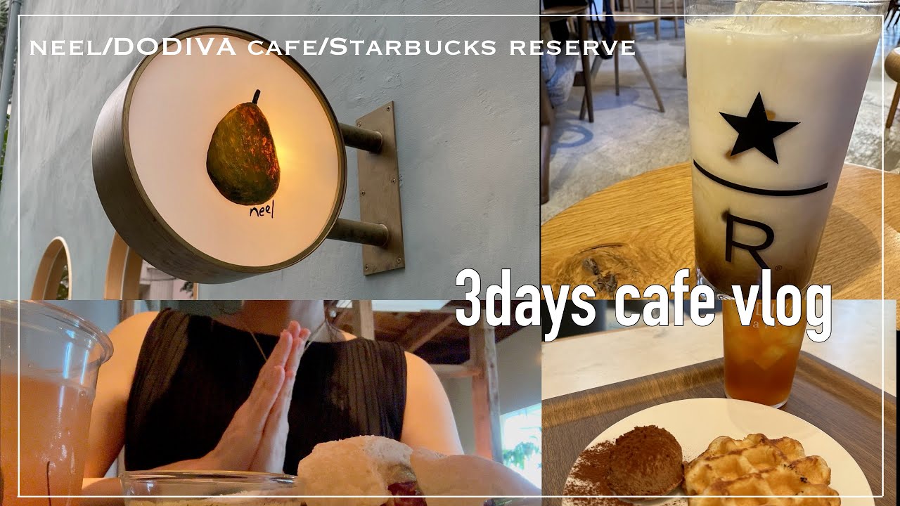 【vlog】忙しい毎日にご褒美Time🧁✨東京のおすすめカフェ3選(neel中目黒/GODIVAcafe/Starbucks-komazawa)