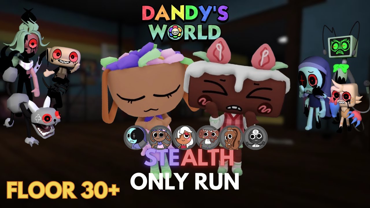 STEALTH ONLY 🌙 RUN | FLOOR 30+ | DANDYS WORLD