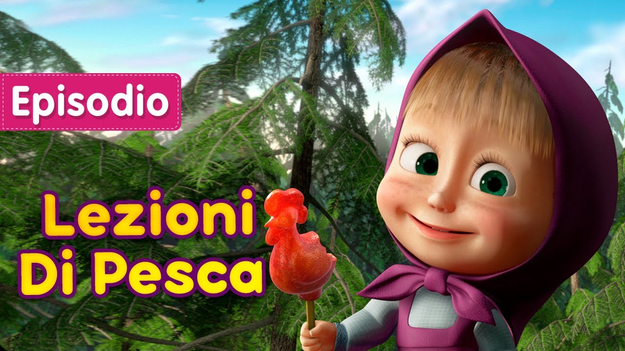 Masha e Orso - Lezioni Di Pesca 🦀 (Episodio 8)