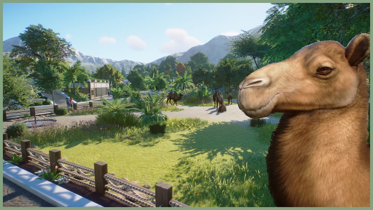 🐫Simple camel habitat | Fjevær Zoo | Planet Zoo | speedbuild🌳