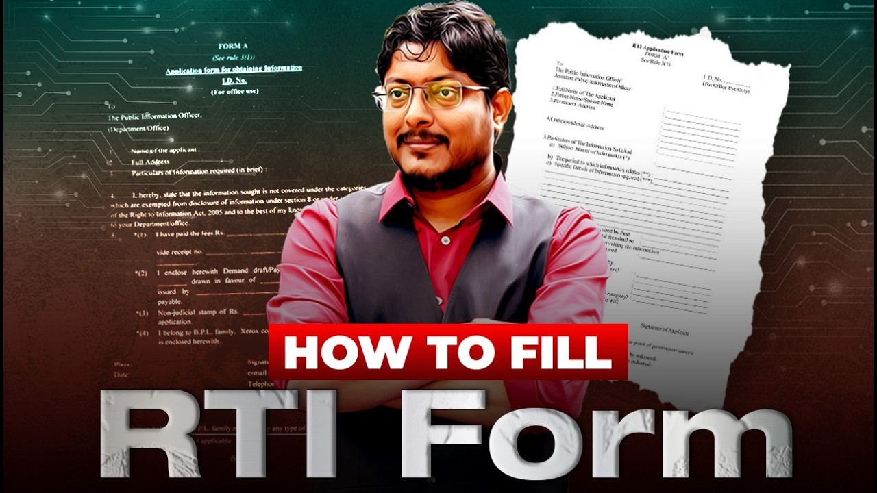 How to Fill RTI FORM???